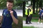 Polak z piwem kpi z policjantów! (WIDEO)